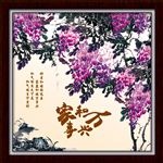 紫气东来装饰画