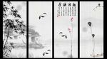国画荷花
