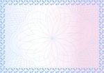 亮蓝 防伪证书纹