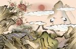 卡通山水画