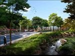 道路河边流水自然景观设计图