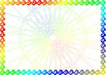 彩霞飞舞 特色证书纹