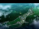 新农村规划区大鸟瞰建筑效果图