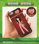 美女手机壳 手绘美女 卡通美女