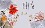彩雕背景墙