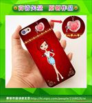 美女手机壳 手绘美女 卡通美女