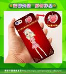 美女手机壳 手绘美女 卡通美女
