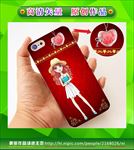美女手机壳 手绘美女 卡通美女
