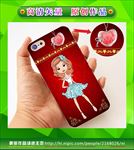 美女手机壳 手绘美女 卡通美女