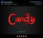 PS特效字体织布通花样式