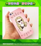 美女手机壳 手绘美女 卡通美女