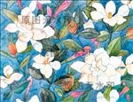 花园花草枝叶植物手绘清新插图