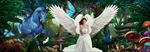 宽幅奇幻森林主题圣女天使写真
