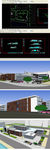 建筑系馆草图大师模型含CAD