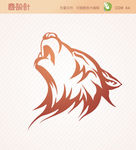 狼头部CDR矢量图