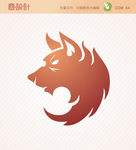 狼头部CDR矢量图