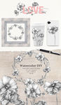 水彩花卉
