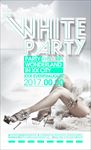 白色派对海报