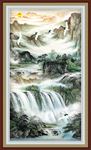 水墨山水画图