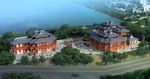 开封古建鸟瞰效果图