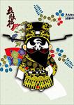 京剧人物分层图