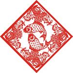 鱼剪纸艺术