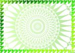 叶翠绿 环保证书纹