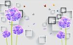 3D方格蒲公英