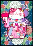 装饰画卡通招财猫