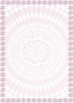 柔红花样 花样证书纹