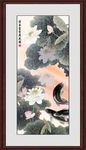 国画荷花