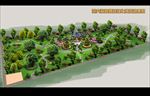 小游园绿化效果图