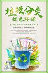 垃圾分类保护环境公益海报