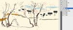 现代水墨画