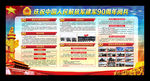建军90周年阅兵宣传展板