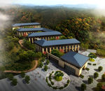 山体宿舍建筑图