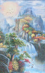 油画山水