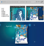海苔包装效果图