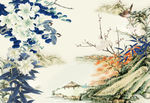 花鸟背景墙