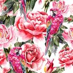 花朵矢量印花图案