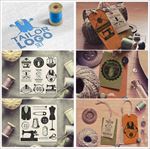 手绘裁缝元素 裁缝logo