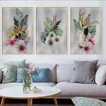 北欧简约热带植物无框画