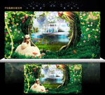 梦幻森林背景