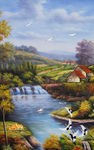 乡村油画