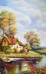 乡村油画