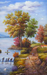 乡村油画