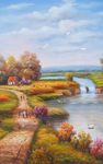 乡村油画