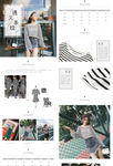 女装服饰条纹衫详情页