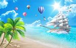 海景椰子树
