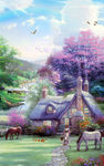 乡村油画